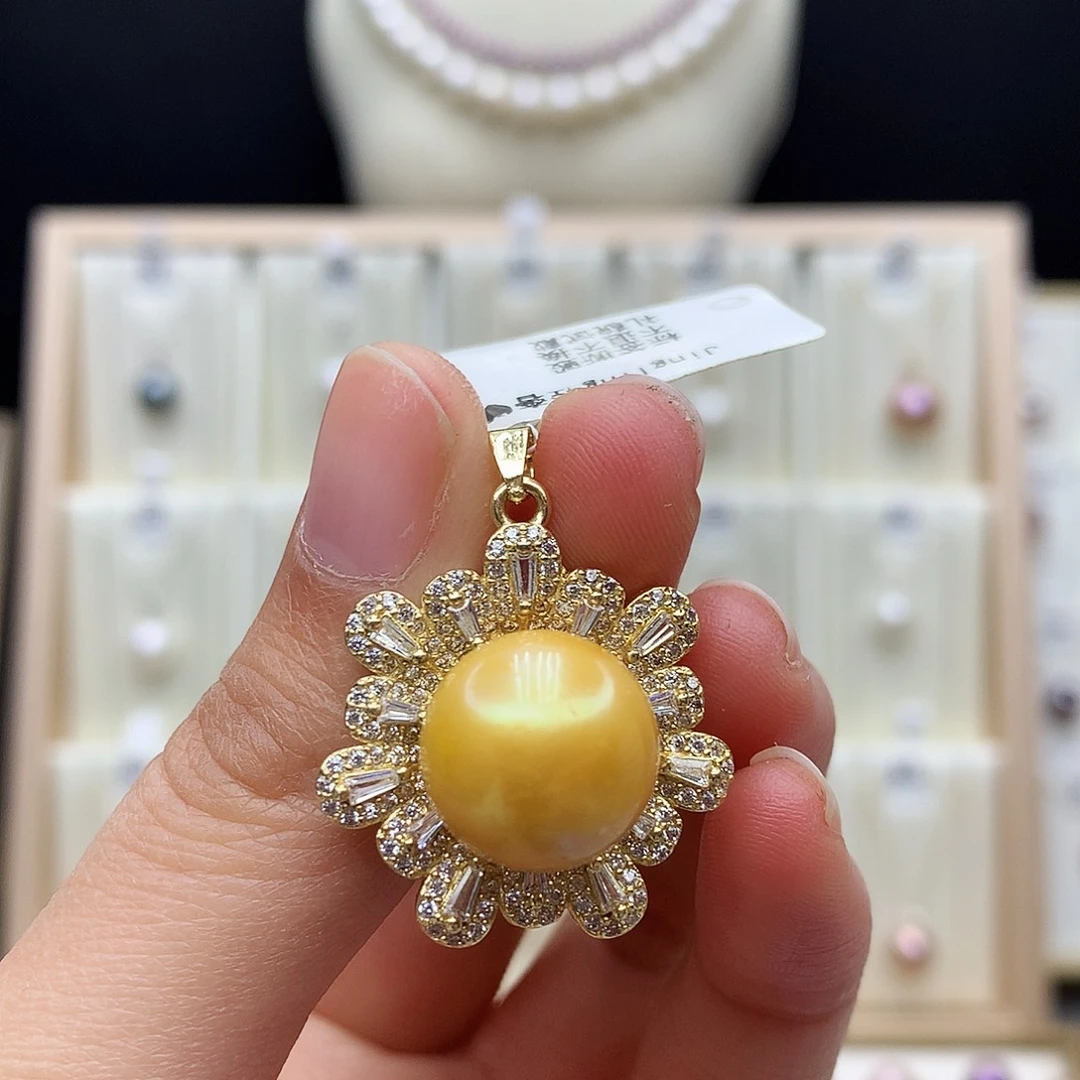 颈饰合金淡水珍珠