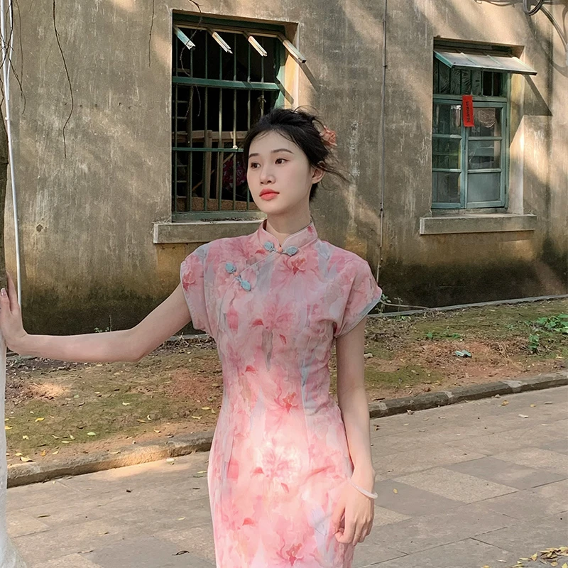 【编码下单】旗袍2025新款改良夏季连衣裙春秋气质高端年轻款新中式