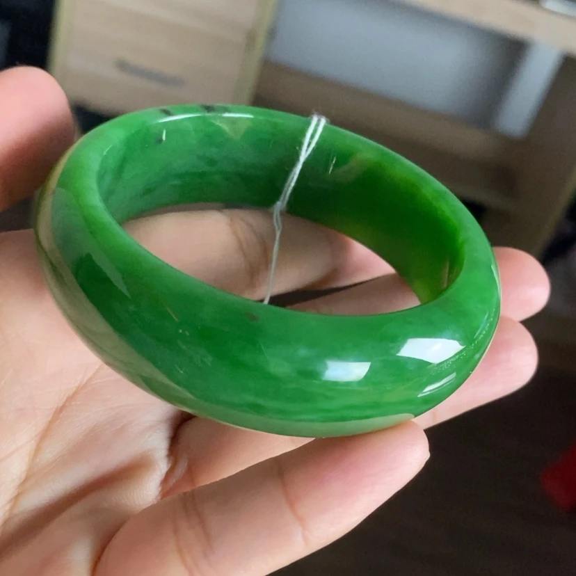 【闪购商品】未镶嵌手镯和田玉（碧玉）