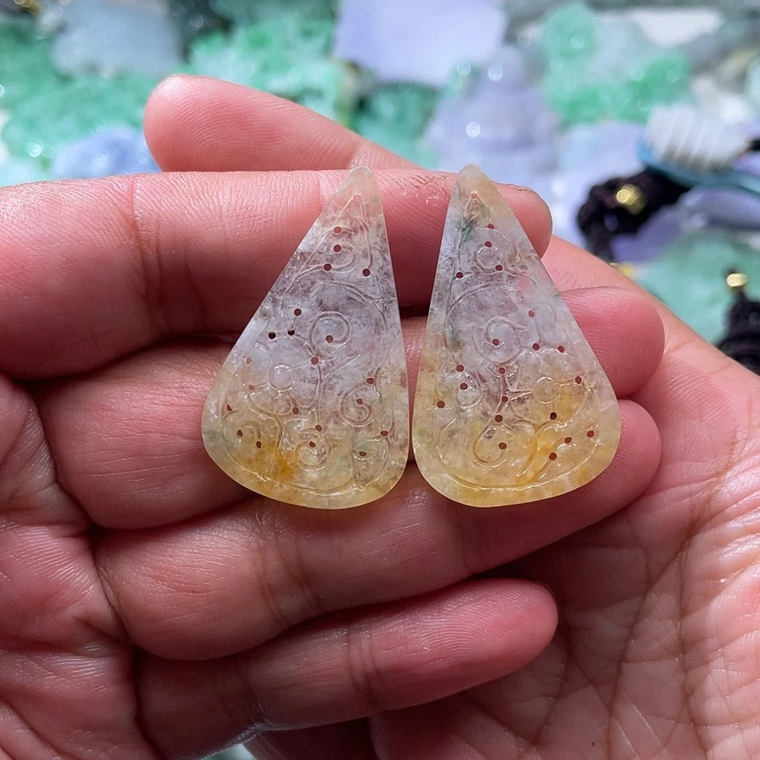 颈饰未镶嵌翡翠翡玉缘翡翠