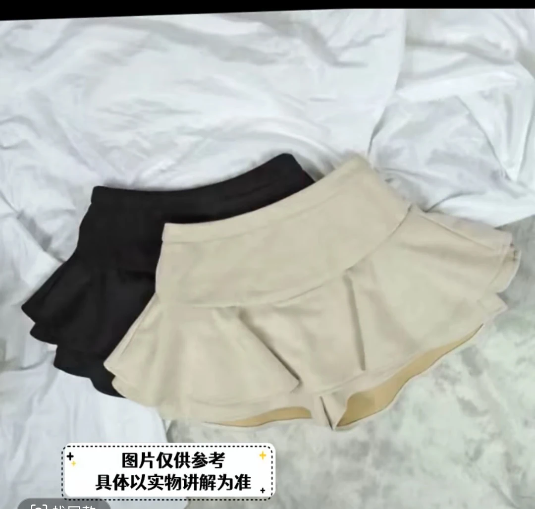 Yi+7039秋冬季韩式洋气散摆蛋糕裙