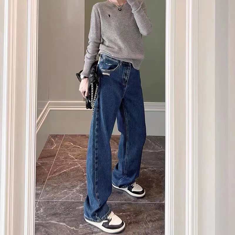 十三行-百搭显瘦时尚休闲牛仔裤（实物以直播间为准）-敏