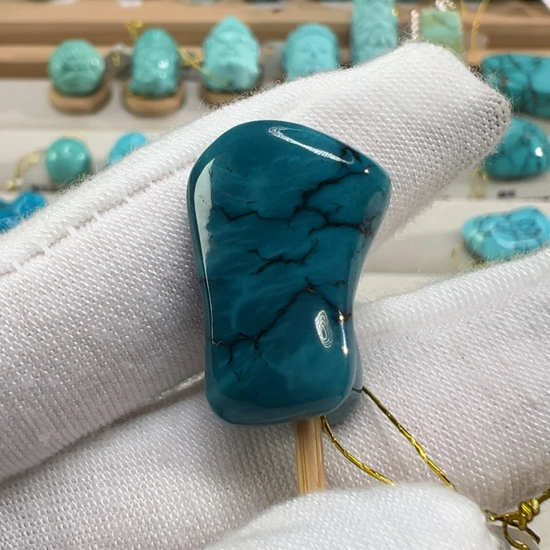 鱼***苗绿松石未镶嵌配饰