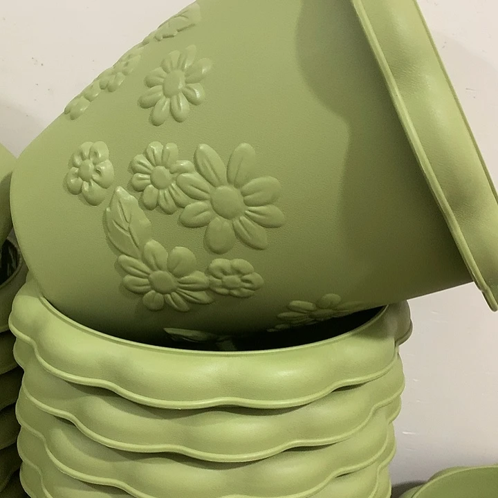 浮雕口30高30绿3个无托