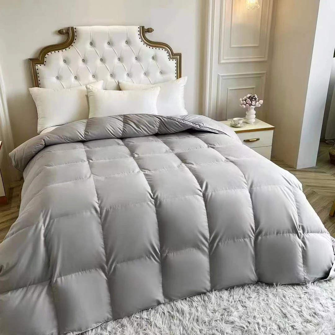 六斤加厚白鹅绒被