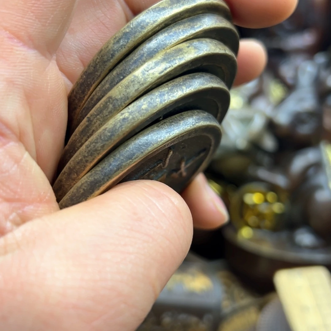 铜摆件欢迎欢迎你