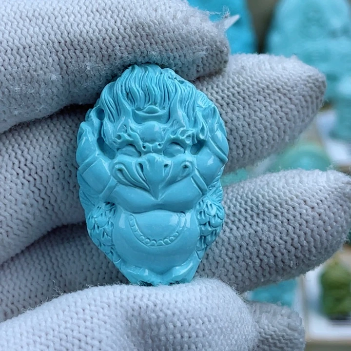 绿松石未镶嵌珠宝奇石