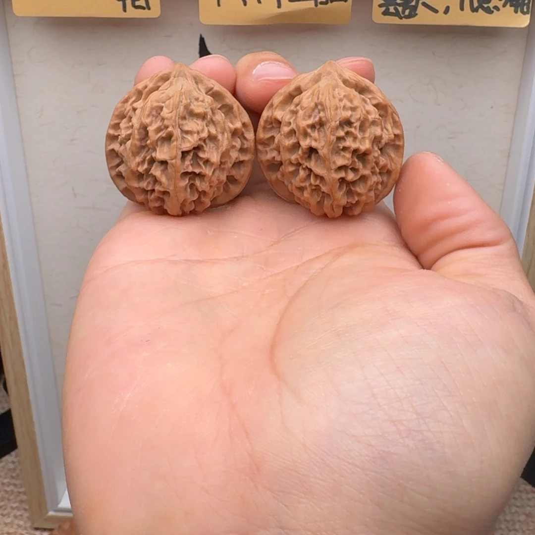 文玩核桃把件3859野生