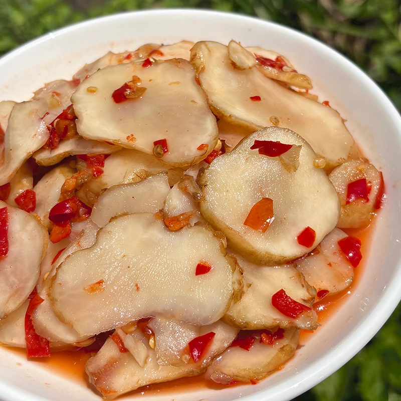 酸辣洋姜清爽无油剁椒洋妻开胃下饭菜酱菜泡菜咸菜腌菜酸辣脆即食