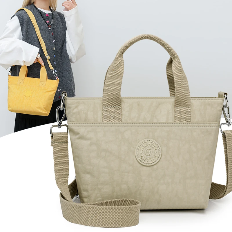 505牛津布包包女2025新款斜挎小包轻便百搭时尚帆布单肩包防泼水