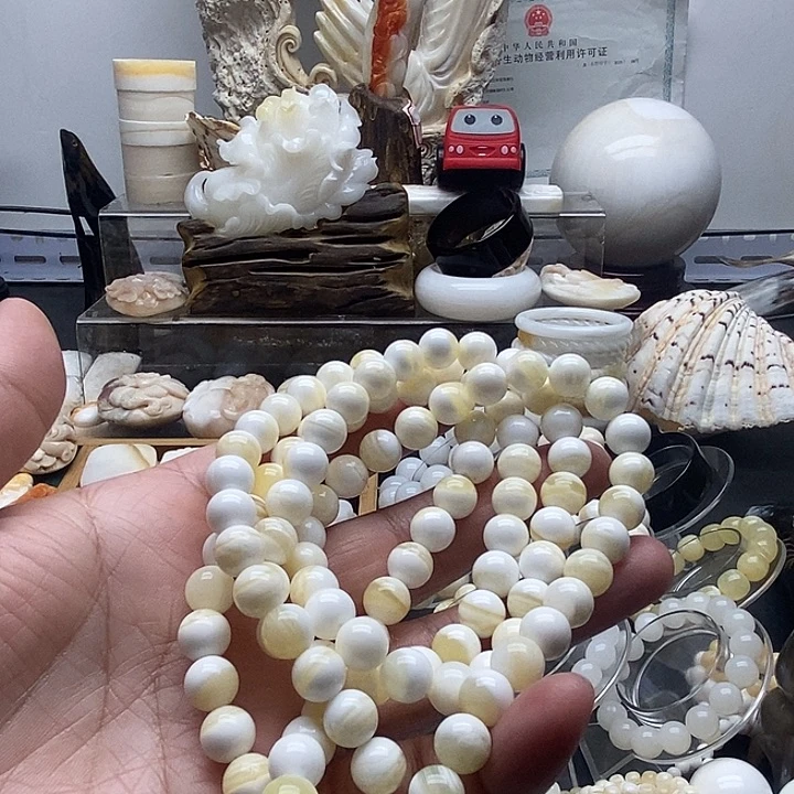 非金属贝壳全品翘黄0.8多圈