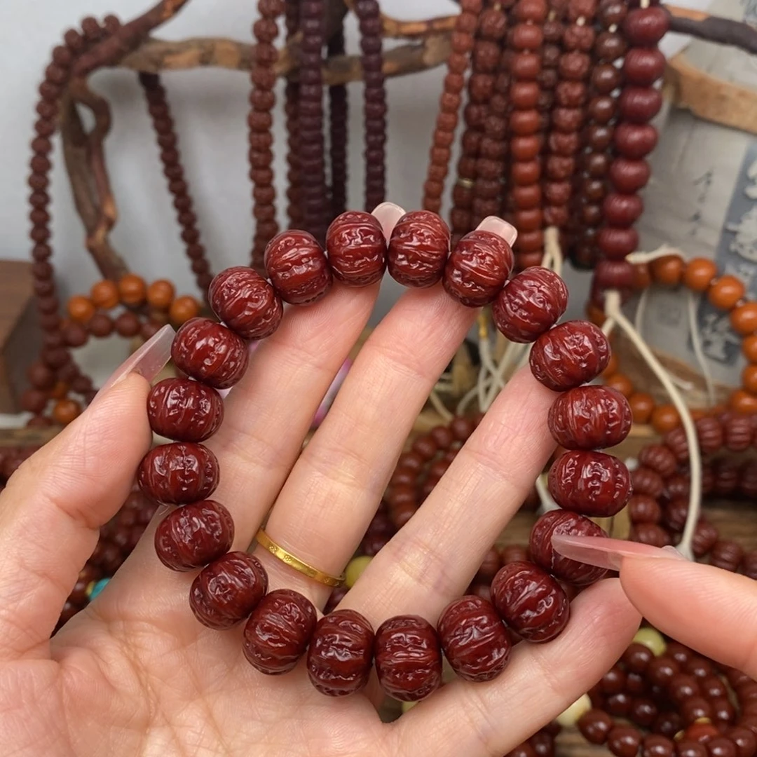 猴头核桃手串毕业八棱