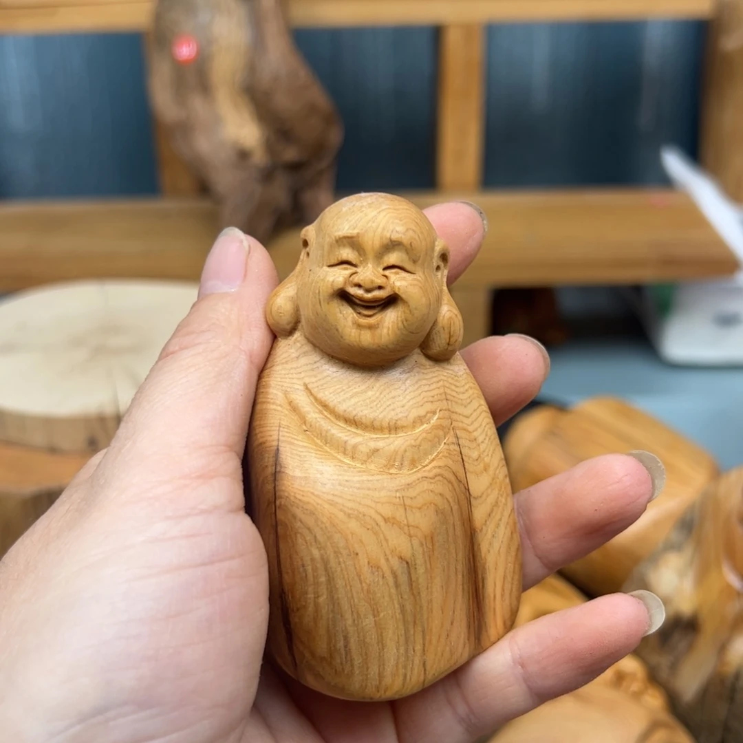 木丽*崖柏木摆件手把件