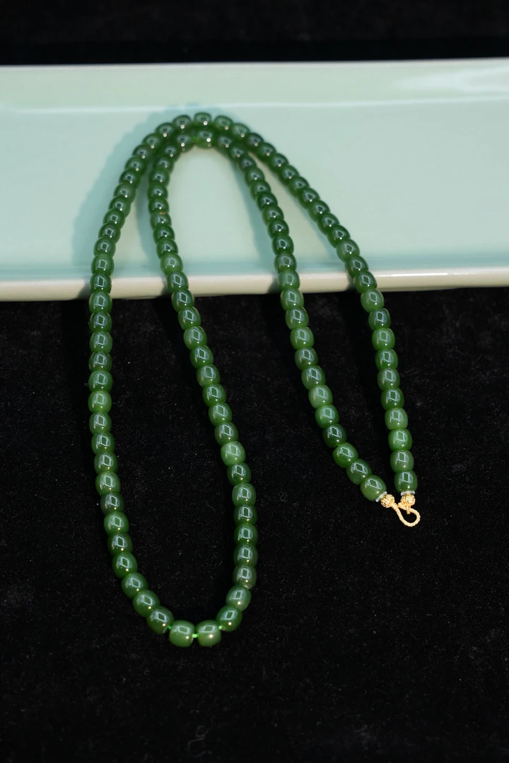 碧玉直切项链多样性发一件JJZ19228006
