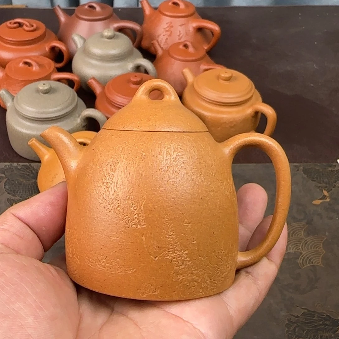 紫砂茶壶春*宝山黄降坡秦权165cc