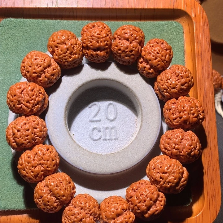 手串金刚菩提22+定制款金秋梅花