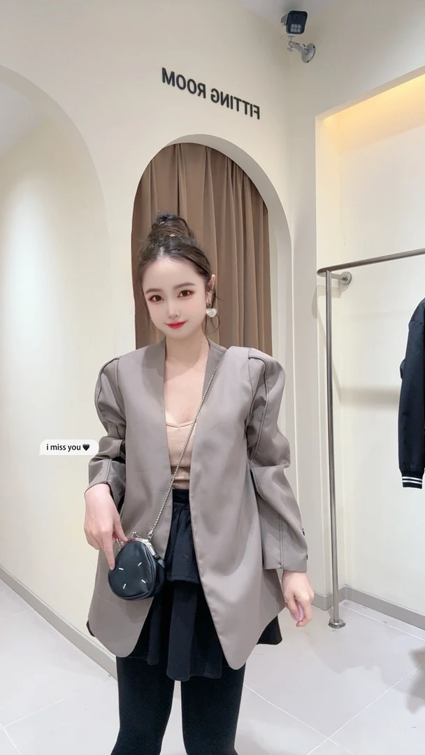大观欧货时尚百搭简约包包西服外套