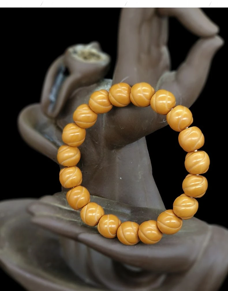 全品天然花卷猴头文玩精雕男手串盘玩绕指柔礼物