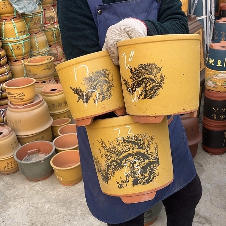 陶瓷紫砂花盆是指利用