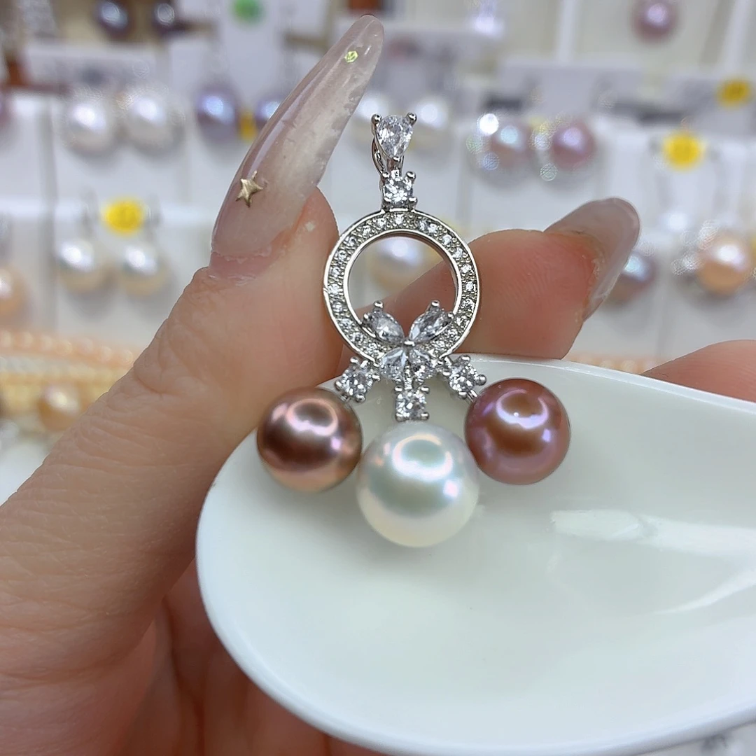 颈饰淡水珍珠合金