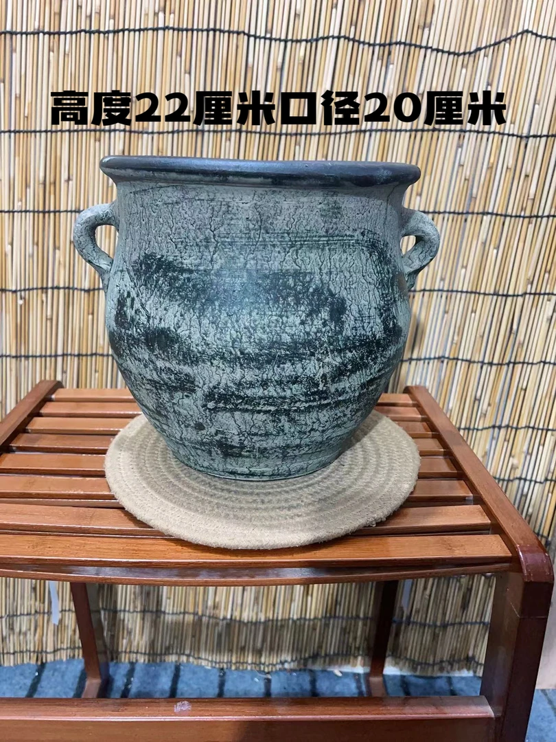 复古花瓶陶瓶陶罐花器多肉花盆插干花装饰中式民做旧宿客厅摆件