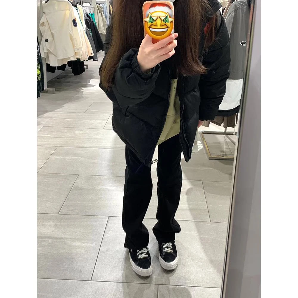 加厚立领棉服女冬季2025新款宽松袄外套休闲百搭保暖面包服