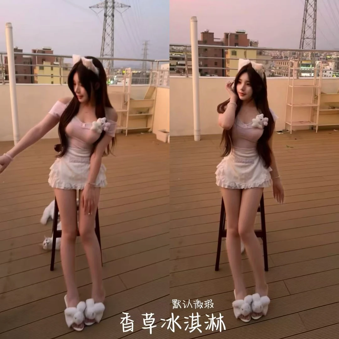 【元气喵】手作系列默认微瑕:香草冰淇淋套装