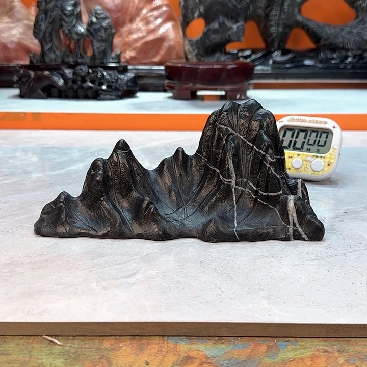 摆件阿*奇石茶宠鱼缸文房摆件