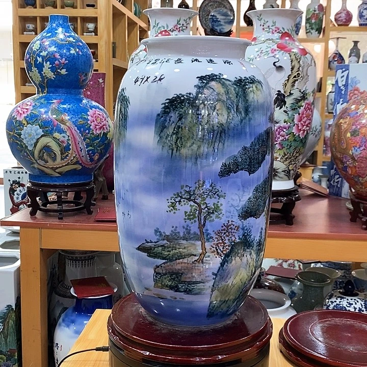 健***和瓷片景德镇陶瓷艺术