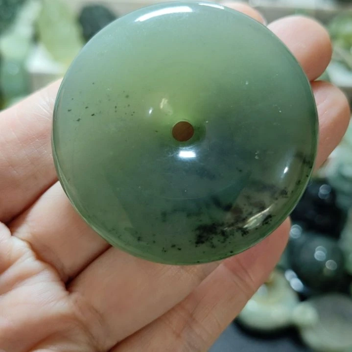 岫玉平安扣未镶嵌