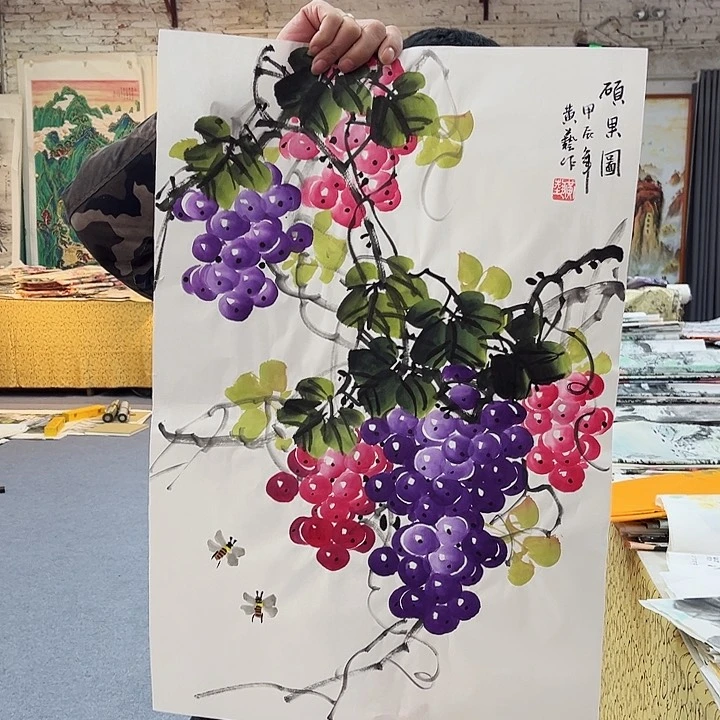 国画手绘国画真好看