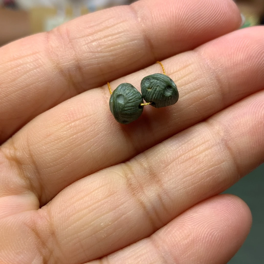 绿松石未镶嵌百香籽8mm