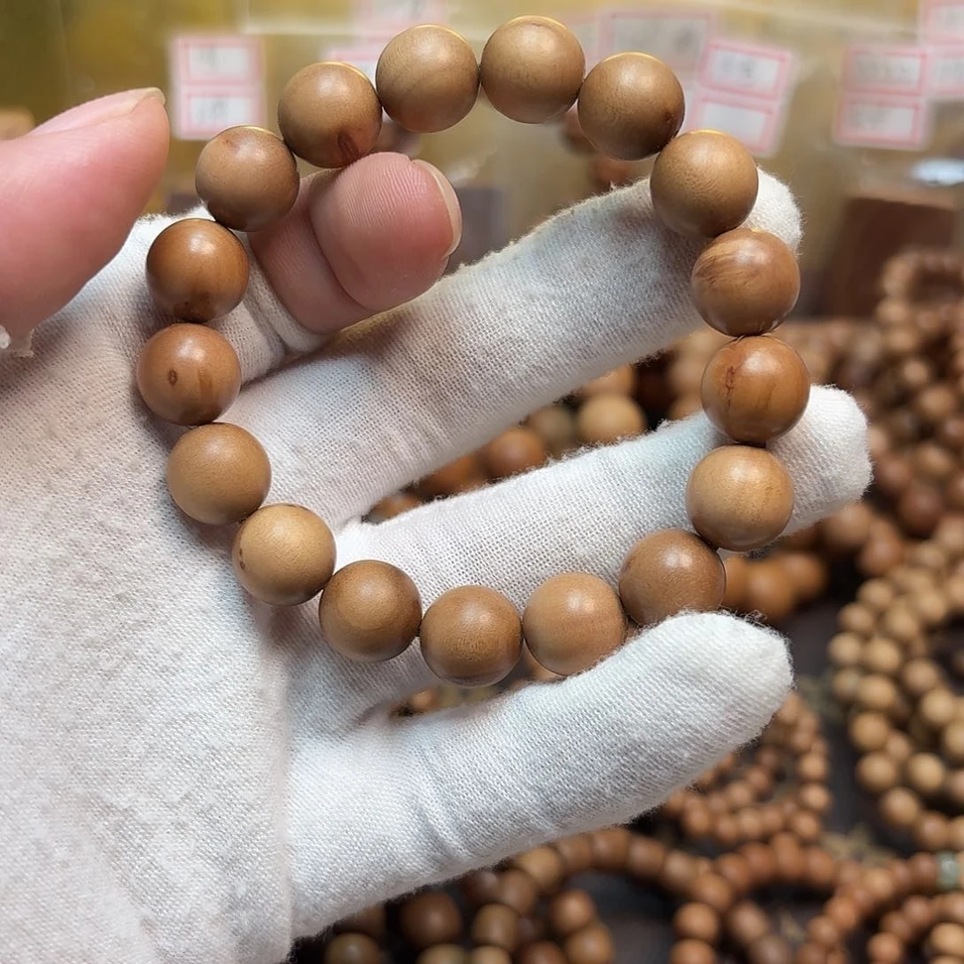 檀香木手串/手链1.2.17颗顺纹不沉水微瑕