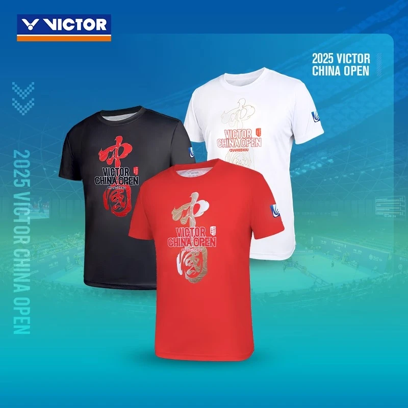 ✅✅victor胜利羽毛球服中公赛系列男女款速干短袖运动服T-CO2501