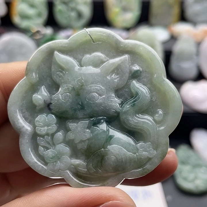 翡翠未镶嵌颈饰天然翡翠