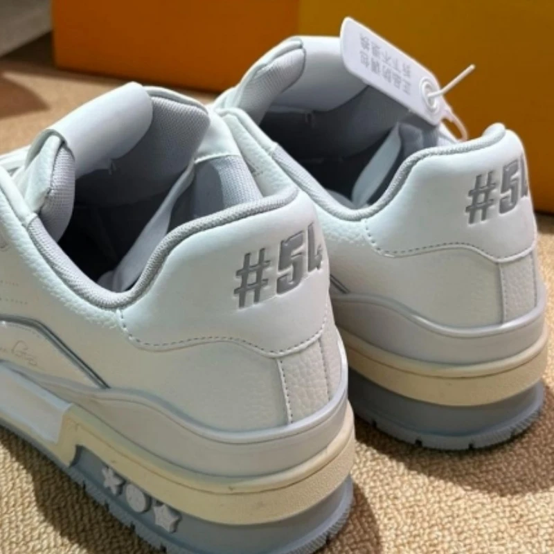 签名/运动户外板鞋增高休闲风透气休闲板鞋白色厚底ins休闲鞋低帮