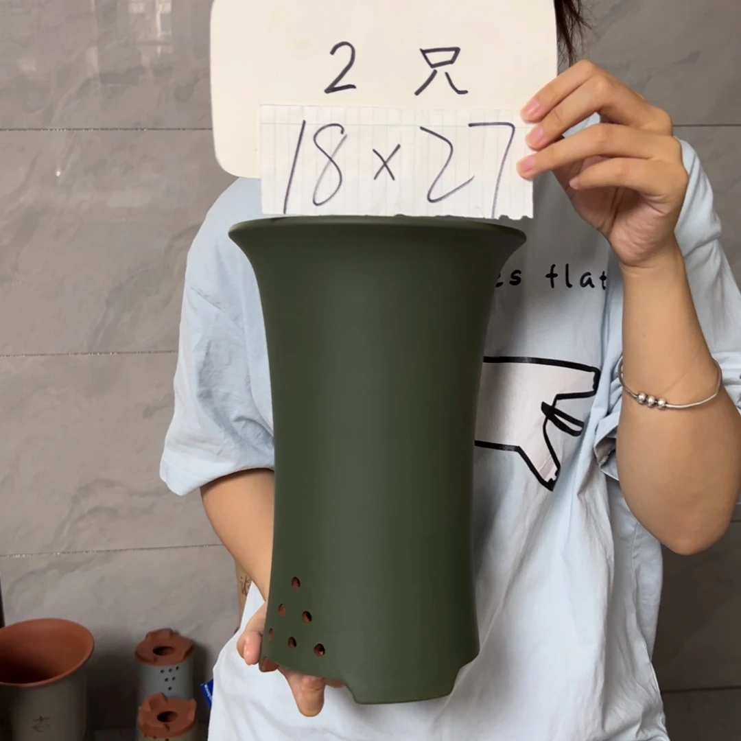 宜兴川阁紫砂花盆