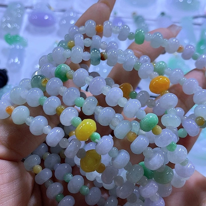 翡翠未镶嵌颈饰天然翡翠Ａ货手串多样性发货发其一