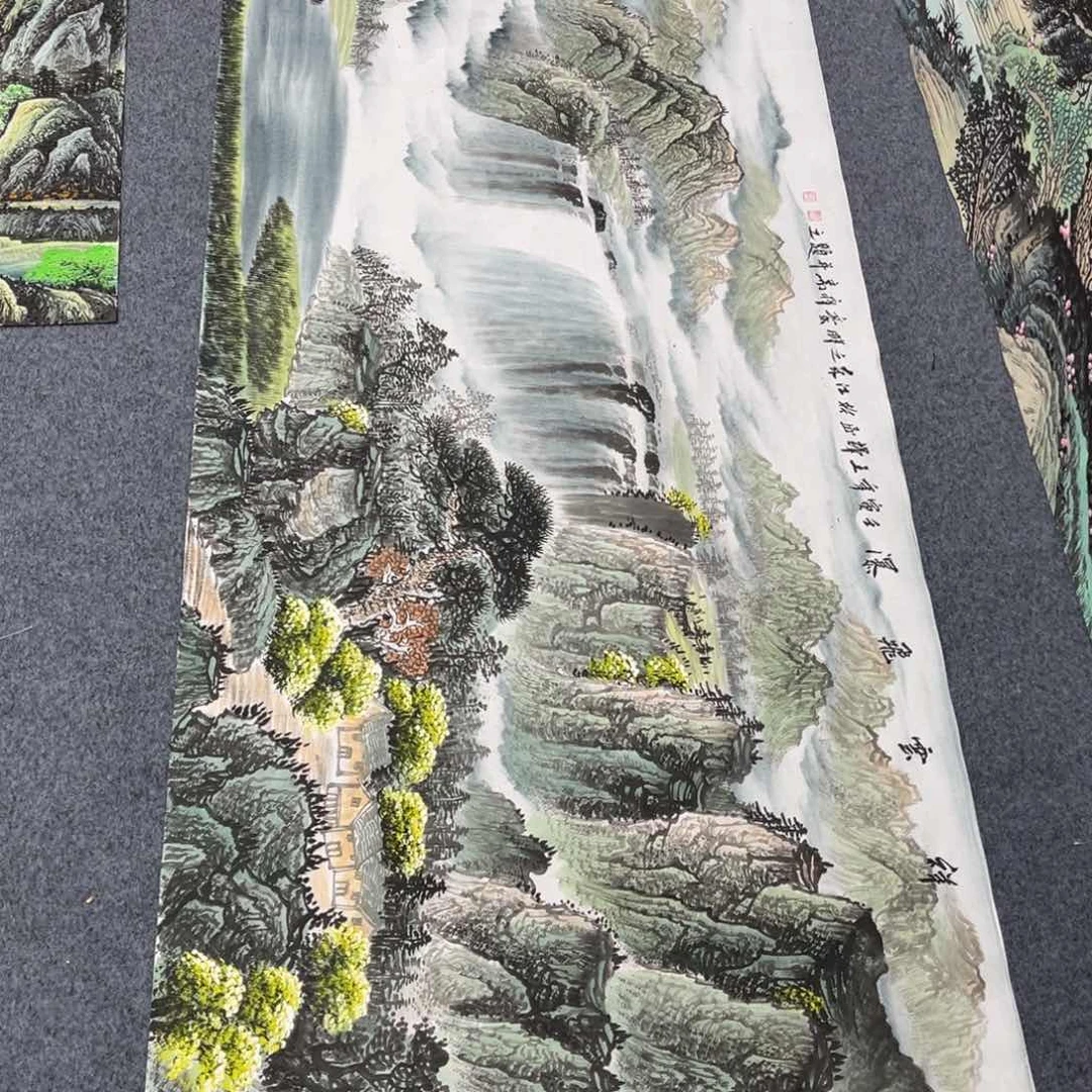 国画宣纸手绘，手工作品