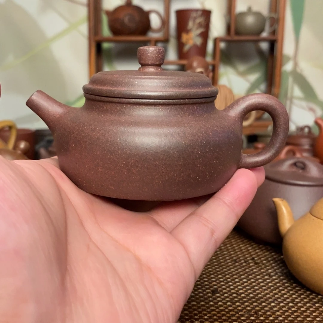 茶壶紫砂四号井底槽青扁德钟