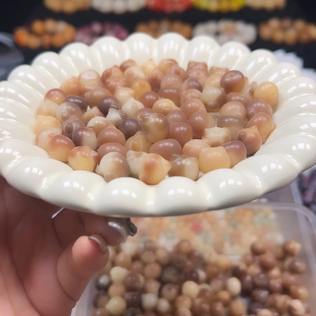 手串菩提根/象牙果干枯梅姑猫头30颗