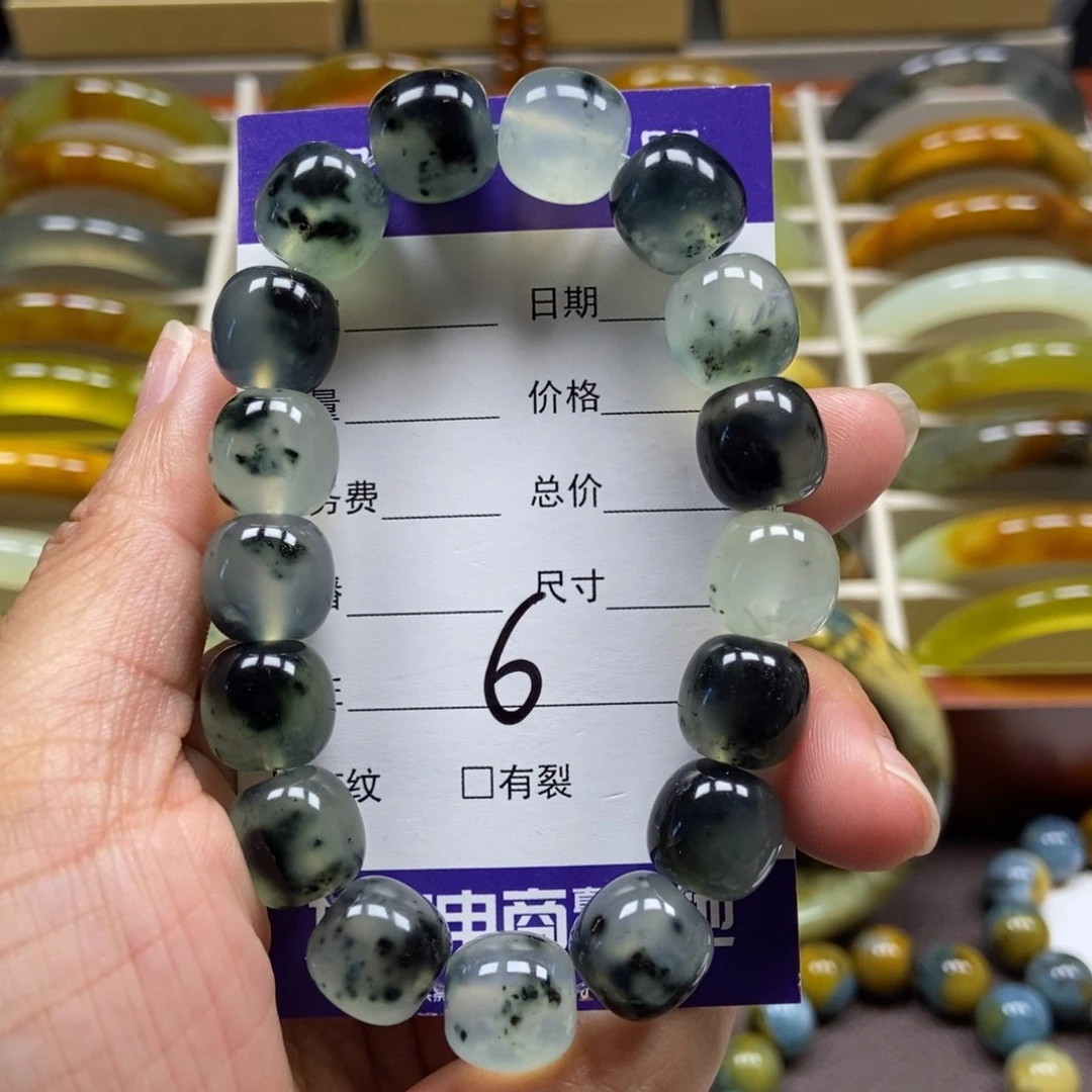 未镶嵌蛇纹石玉手串