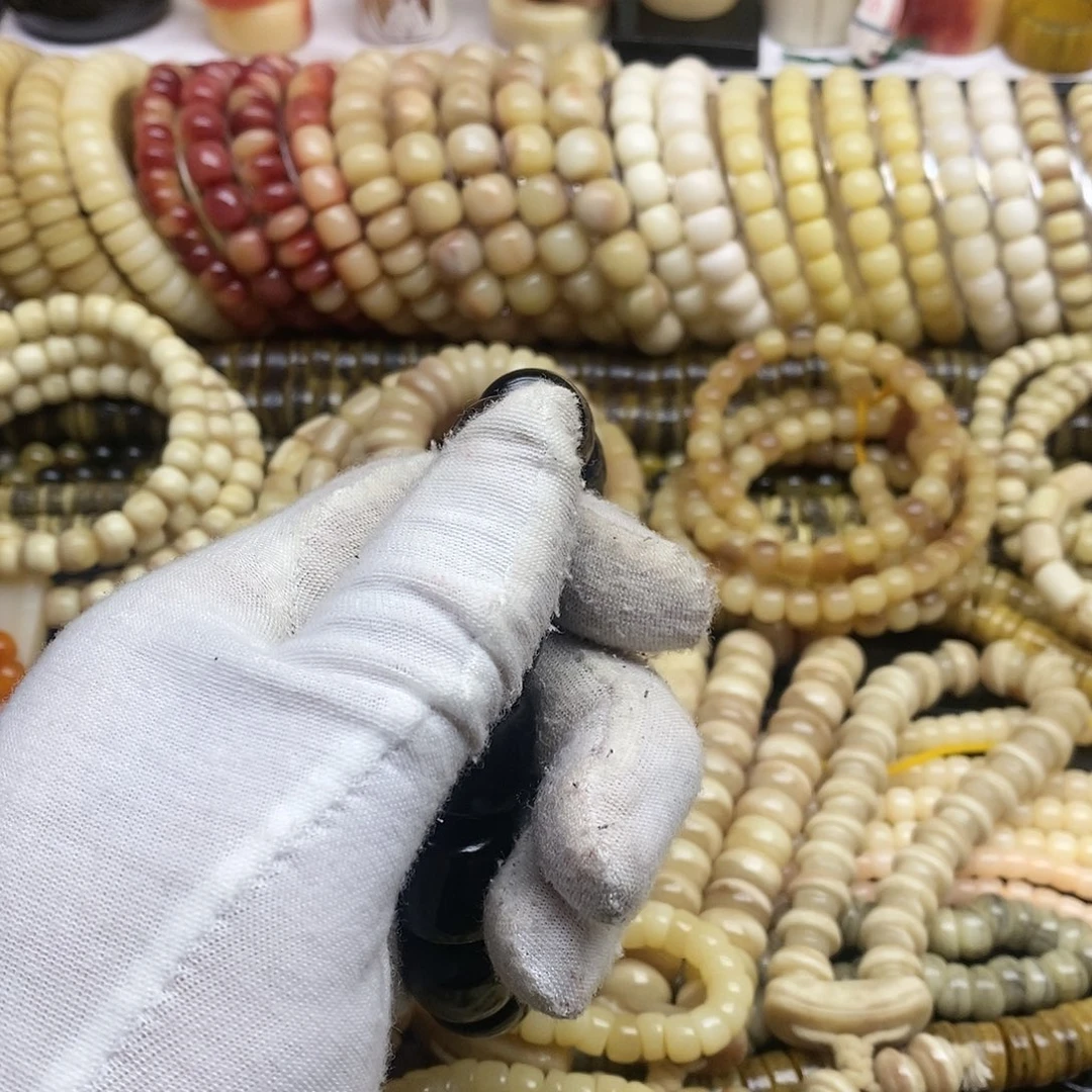 驼骨手串/手链无****u精美人工养殖牛角