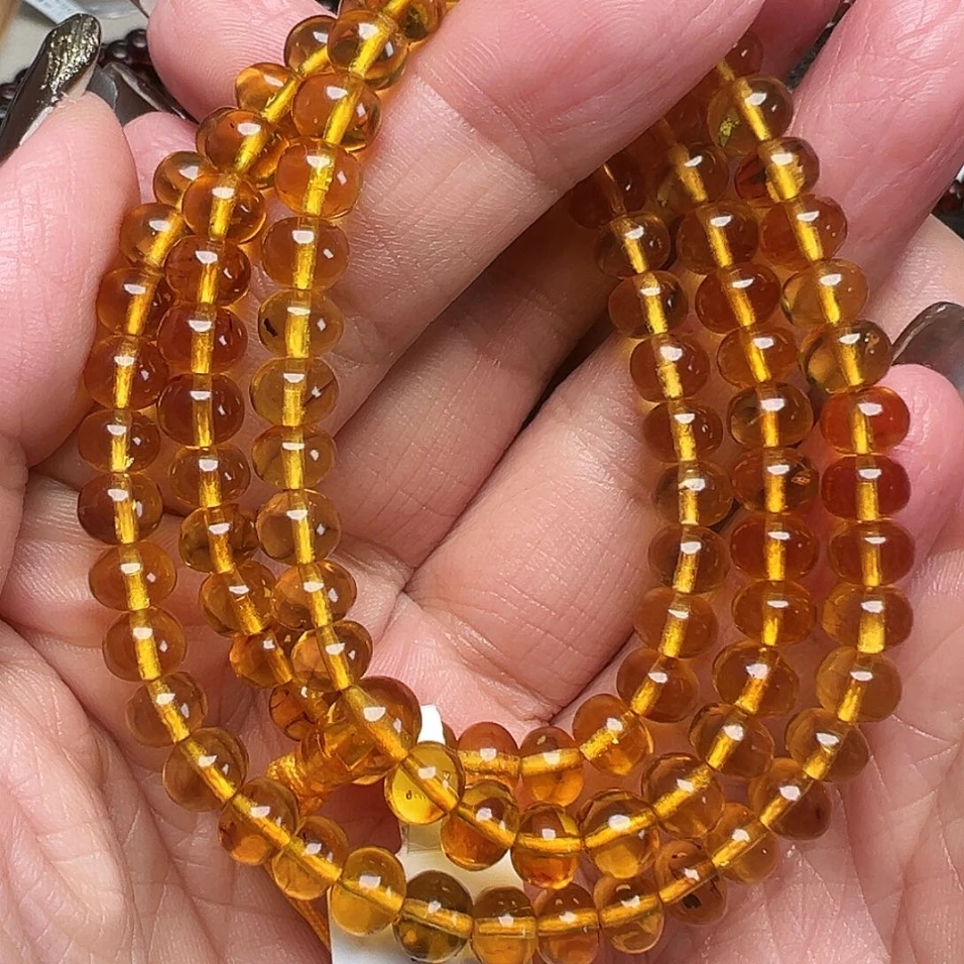 琥珀未镶嵌裸石抚顺琥珀20403六