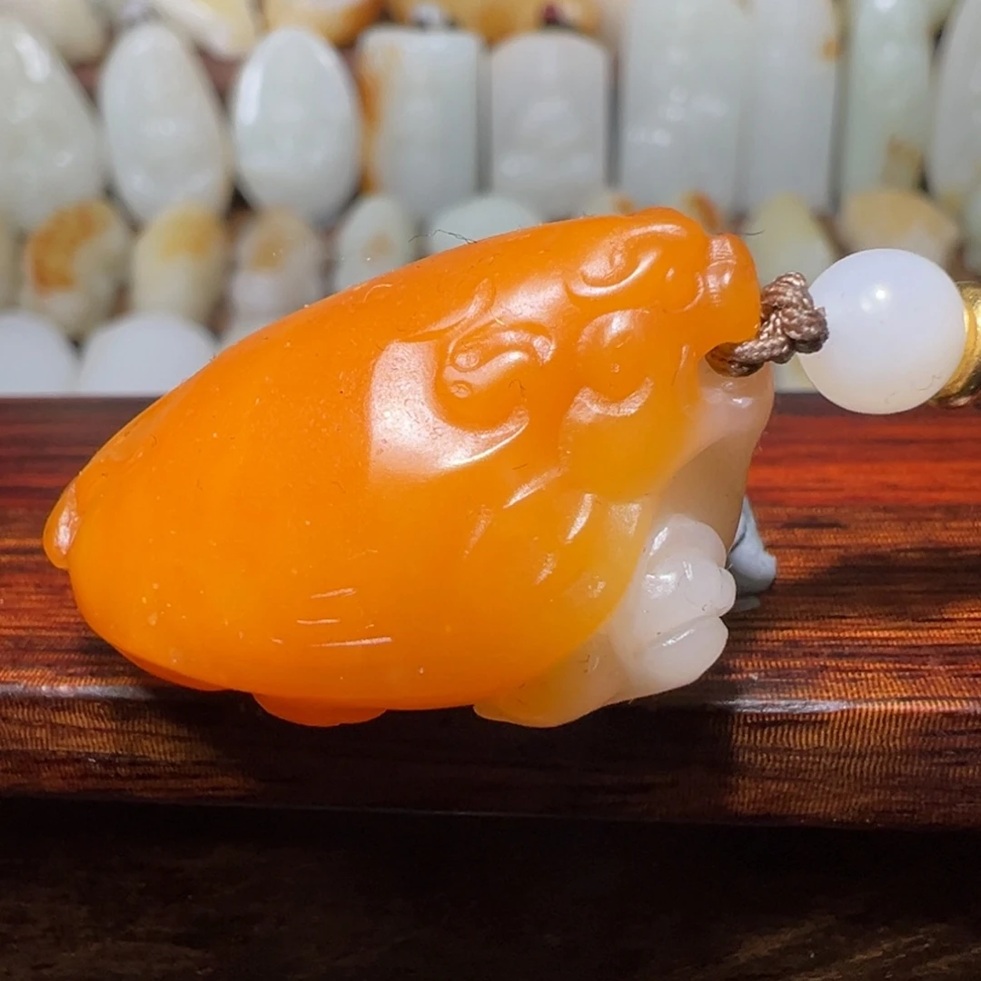 和田玉吊坠(不含链)未镶嵌