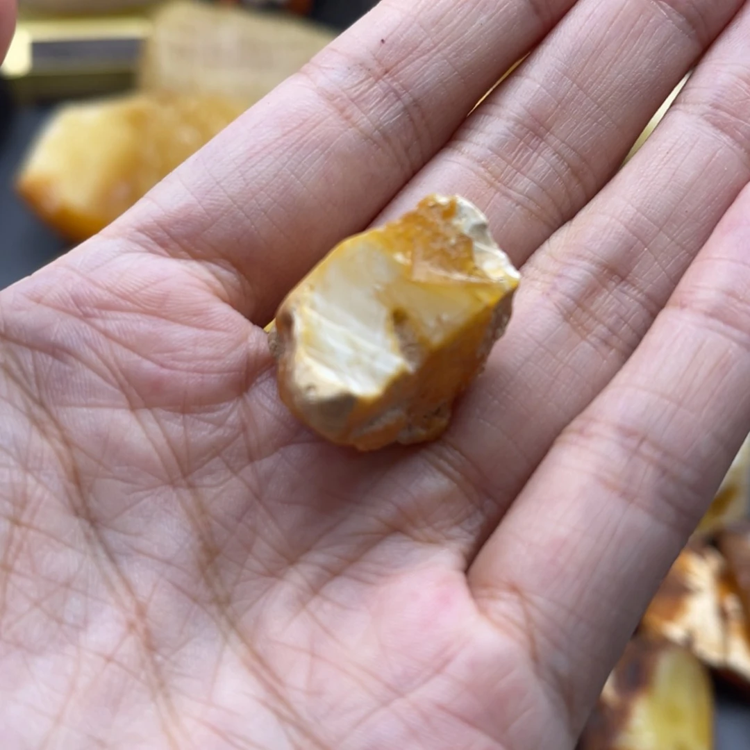 【闪购商品】未镶嵌定制琥珀天然琥珀蜜蜡原石定制