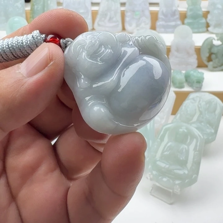 翡翠未镶嵌颈饰天然缅甸A货翡翠