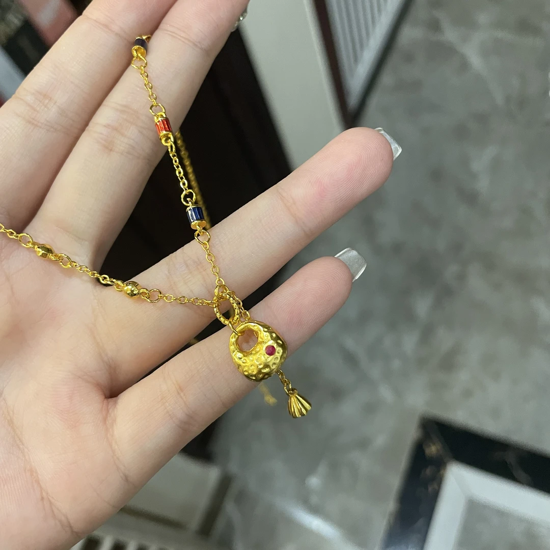 铜合金项链 超高版 不易褪色国风设计款称心如意项链 AX-0210