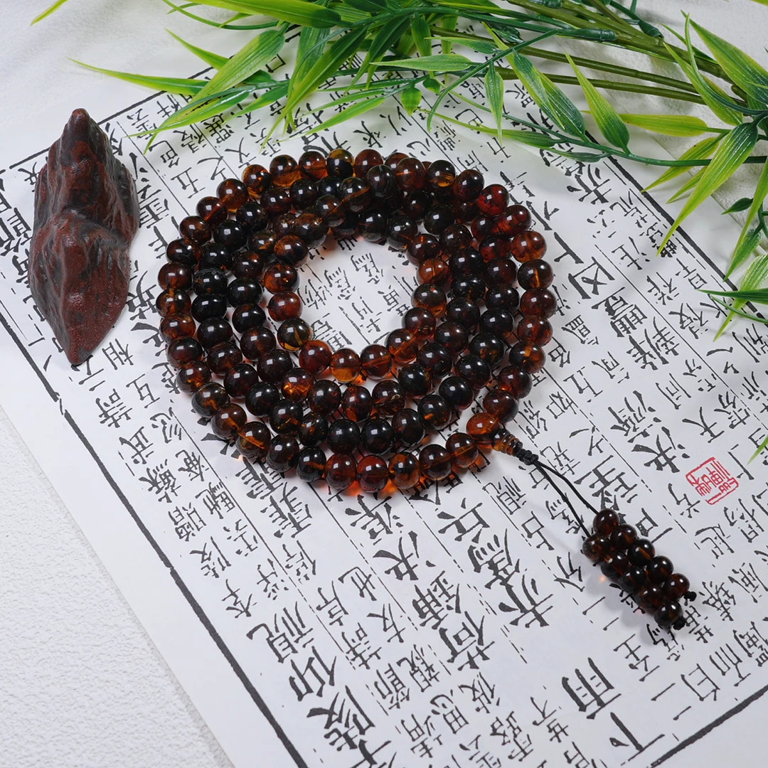 抚顺血珀10m+项链