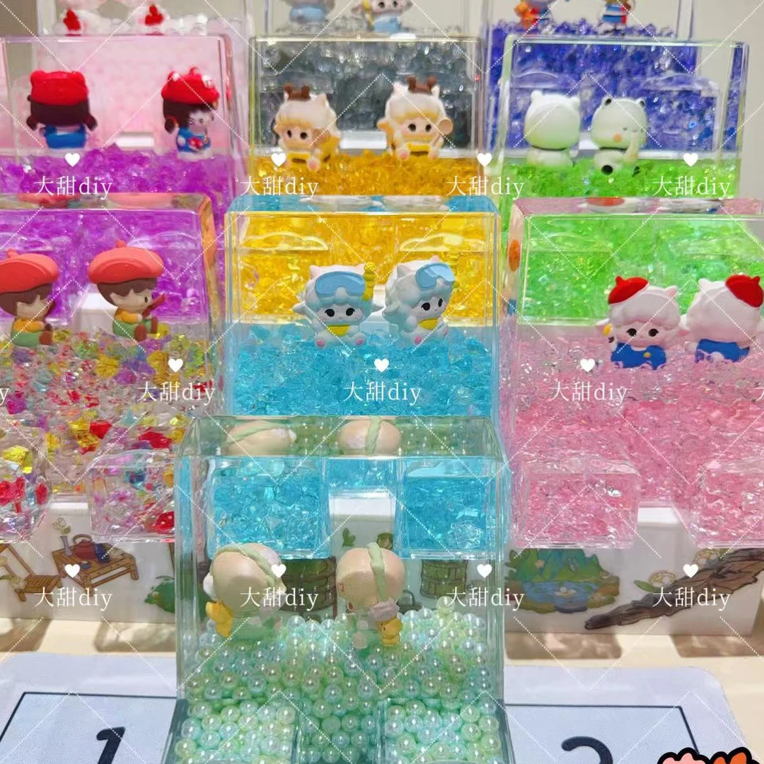 巨无霸手机支架夜光流沙瓶摆件